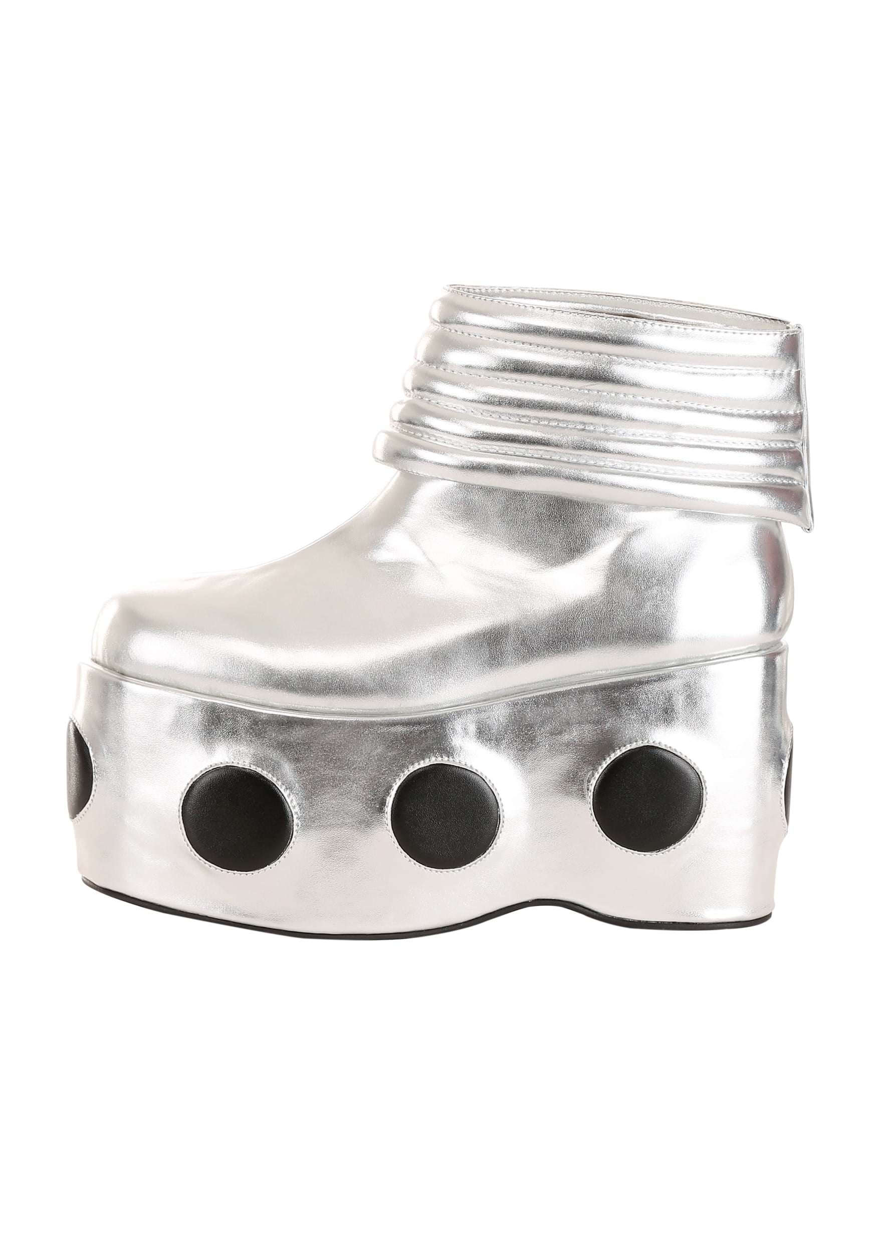 KISS Men's Officially Licensed Spaceman Silver Platform