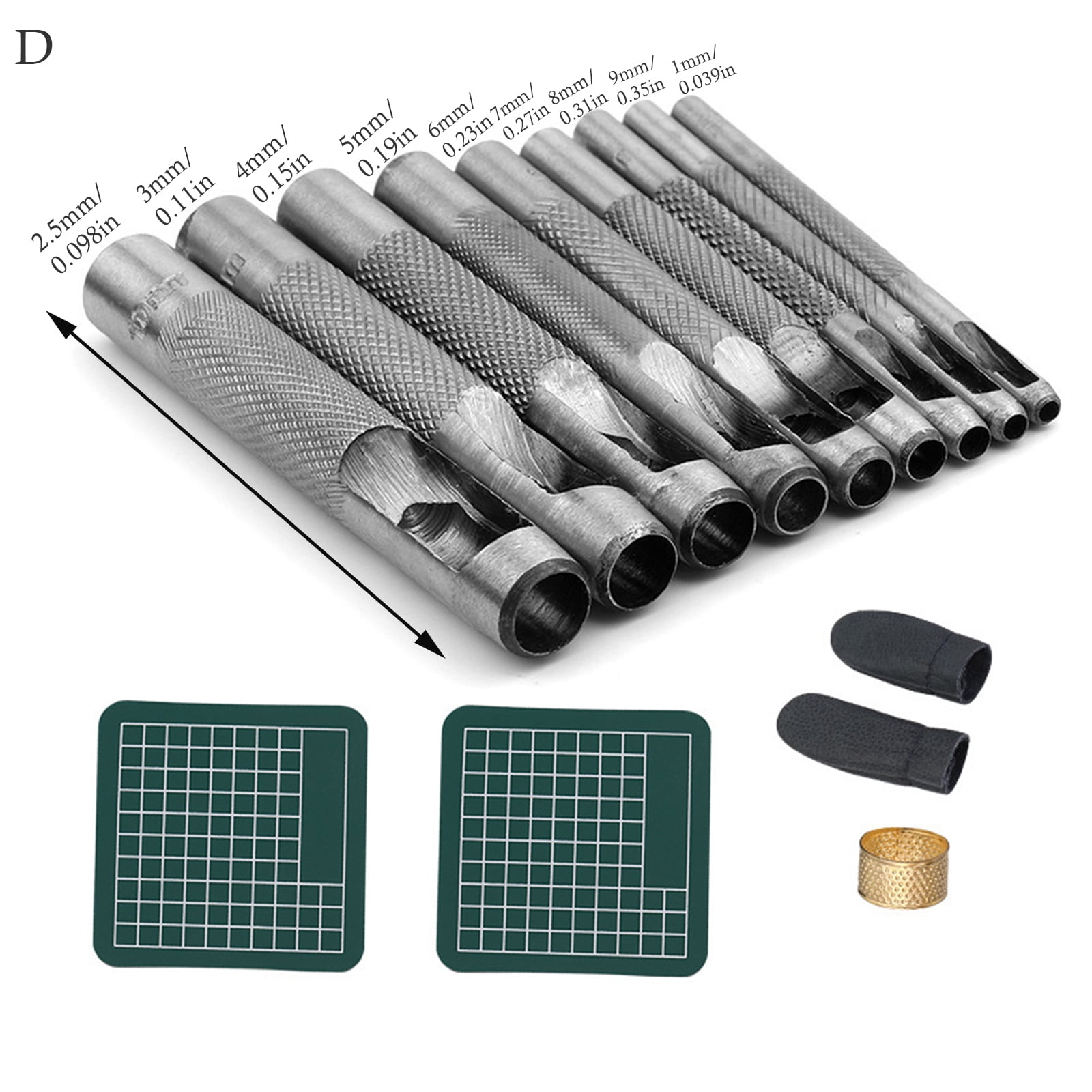 Professional Multi-Purpose Round Hole Puncher for Leatherworking, Belt Repair & Shoe Crafting