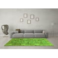 thumbnail image 3 of Ahgly Company Indoor Round Abstract Green Modern Area Rugs, 5' Round, 3 of 4
