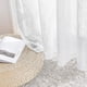 thumbnail image 5 of Cortina Transparente Blanca - Cortinas De Voile con Ojales para Ventana con Patrón Cruzado Decoración del Hogar Filtrado De Luz Boda Semitransparente Suave, L 132 X H 240 Cm, 2 P, 5 of 5