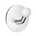 thumbnail image 7 of Design Single Hook Stainless Polished, Black Knob, 7 of 7