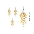 thumbnail image 3 of MMJ 4 Pack Artificial Morning Glory Hanging Vine Wall Decor Faux Flower Garland Fall Home Outdoor 29.92in, 3 of 6