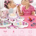 thumbnail image 1 of TFixol Girls Makeup Kit for Kids Washable Fashion Makeup Set Girls Play Cosmetics Set, 1 of 7