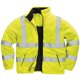thumbnail image 1 of Portwest - Chaqueta polar forrada reflectante de trabajo para hombre caballero (Amarillo) Portwest UTRW1052_yellow, 1 of 2