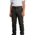 thumbnail image 4 of GJSYRH Boys School Uniform Adaptive Chino Pants, Adjustable Waistband, Closure & Buttons Grey 7-8Years, 4 of 4