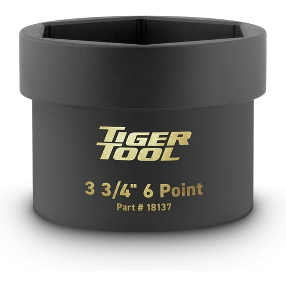 3-3/4" 6 Point Axle Nut Socket | Tiger Tool 18137