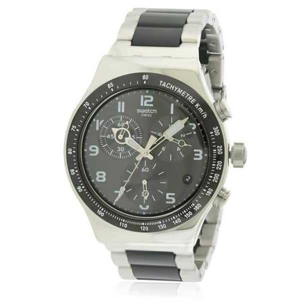 Swatch YVS441G 43 mm Speed Up Mens Watch Black Walmart