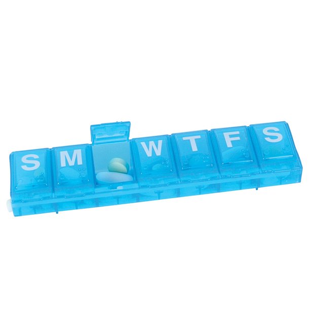 Ezy Dose Locking Pill Planner Large Pack Of 10 Walmart Com Walmart Com