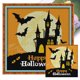thumbnail image 1 of Kit Punto Cruz Halloween Impreso Hilo Algodón Ecológico Bordado 14CT 35x35cm, 1 of 9