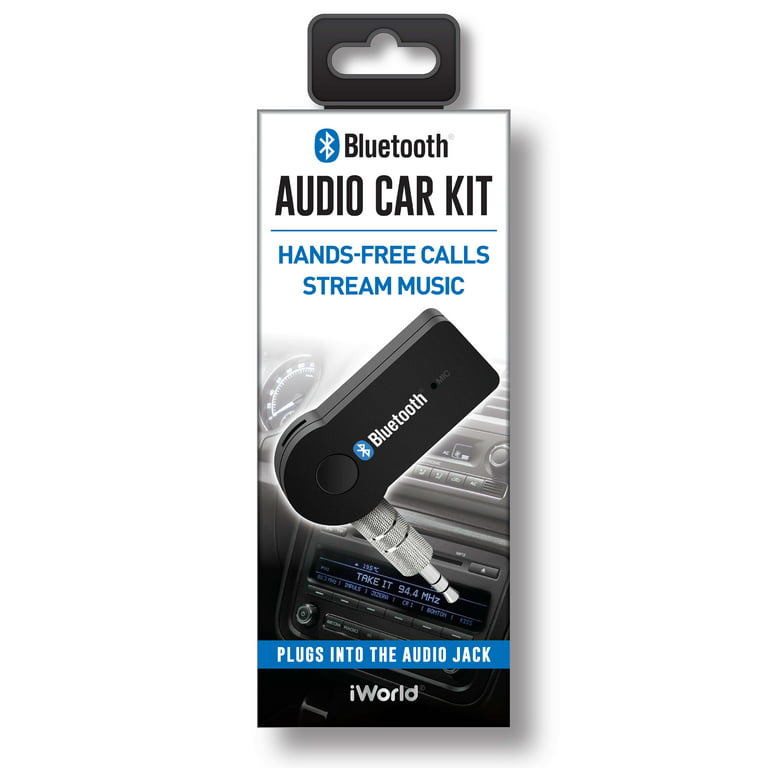 iWorld Bluetooth Audio Car Kit, Stream Music and Calls Hands Free