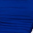 thumbnail image 5 of Off the Shoulder Bodycon Dresses Womens Long Sleeve Ruched Elegant Cocktail Party Mini Dress Business Evening Gown Blue, S, 5 of 6