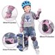 thumbnail image 4 of Rodilleras para niños/jóvenes, coderas, muñequeras, protectores, conjunto de equipo de protección, 4 of 4