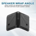 thumbnail image 3 of 4 Pcs Speaker Cabinet Corners Protector 60x60x48mm Metal Stackable Guard Wrap Angle Case Edge Box Protection with 12 Pcs Screw, 3 of 7