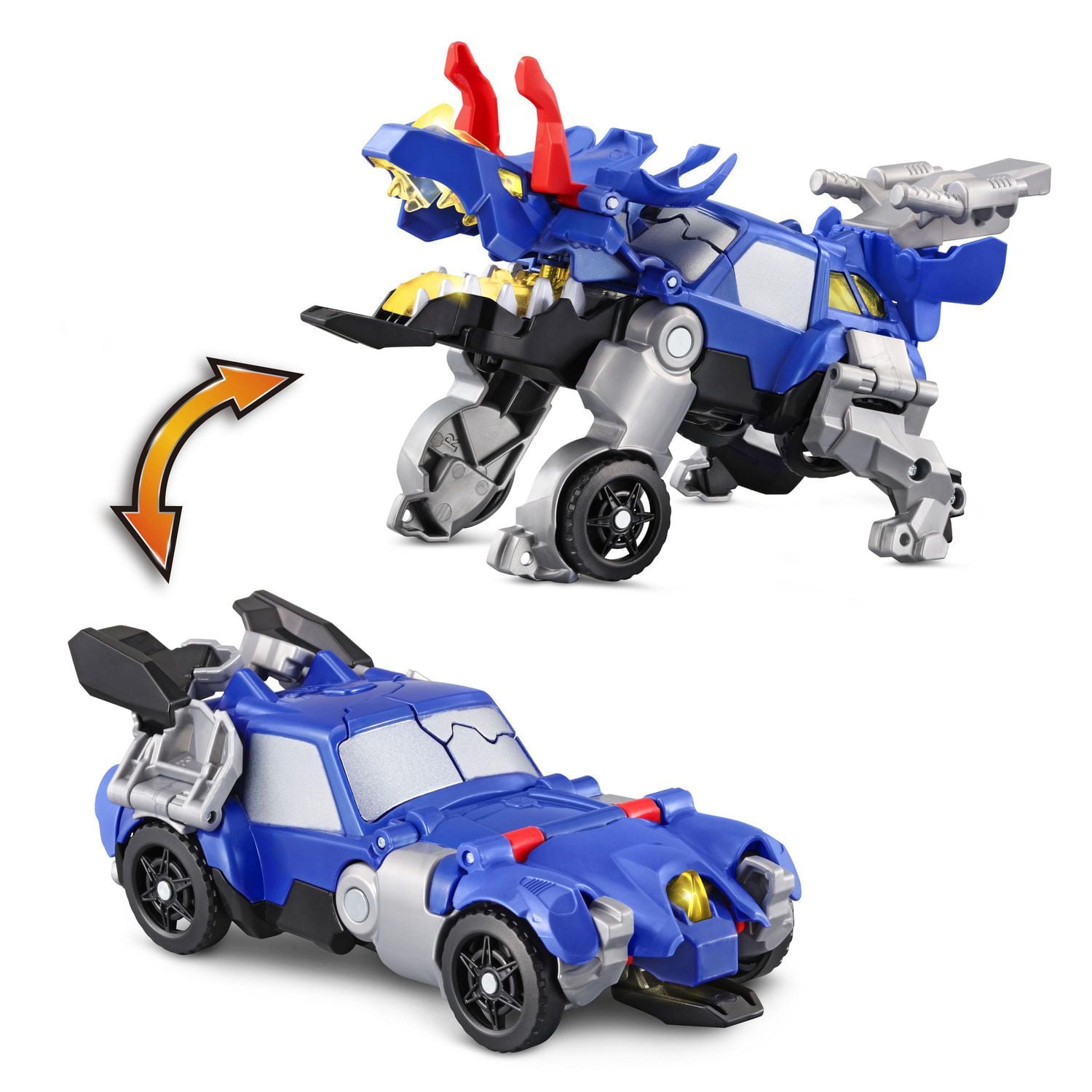 VTech Switch & Go Triceratops Roadster Transforming Dinosaur to Vehicle Toy <br> - English Version