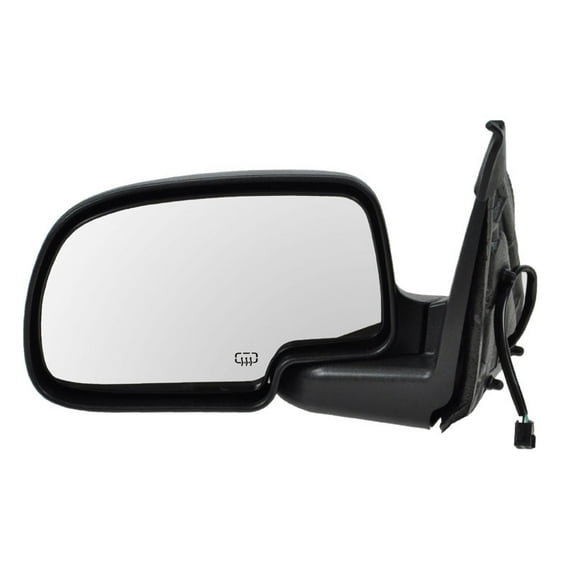 TRQ Heated Power Mirror LH Driver for 99-02 Chevy Silverado Sierra Pickup Truck MRA05782