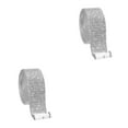 thumbnail image 2 of Guardoinrt Dazzling Crystal Rhinestone Ribbon DIY Sticker Silver 1.8cm 1.4cm 1.8cm 2.7cm 2Set, 2 of 6