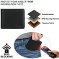 thumbnail image 7 of Sendefn Trifold Wallets for Men-RFID-Blocking Genuine Leather Wallet with 8 Card Slots, 7 of 7