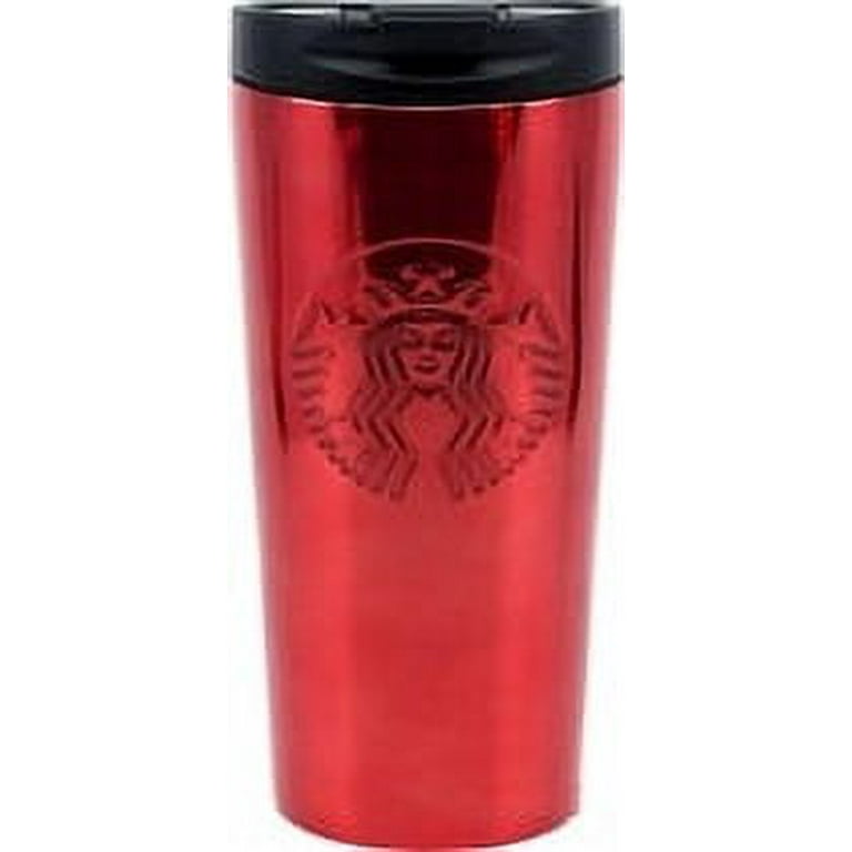 Starbucks Stainless Steel Red Tumbler, Insulated Double Wall, 16Oz
