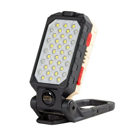 

Azhf Clearance Sale Magnetic LED Work Light Outdoor Camping Built In Kickstand USB Rechargeable