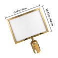 thumbnail image 2 of unbranded Marco Soporte Dorado Para Señal En Stanchion Con Para Uso En Aeropuertos Y, 2 of 8