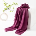 thumbnail image 2 of Cekizud Scarves for Women Versatile Solid Thin Gauze Shawl Breathable Summer Neck Cover, 2 of 3