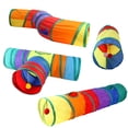 thumbnail image 1 of Juguete para gatos con forma de campana, pluma, tictac para gatos, bola de pelo, ratón, resorte, túnel para gatos, juego de 22 piezas, 1 of 3