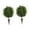2Pcs, variant on Boxwood Topiary Ball Artificial Tree Stake PVC Construction Festive Garden Yard Holiday Decoration
