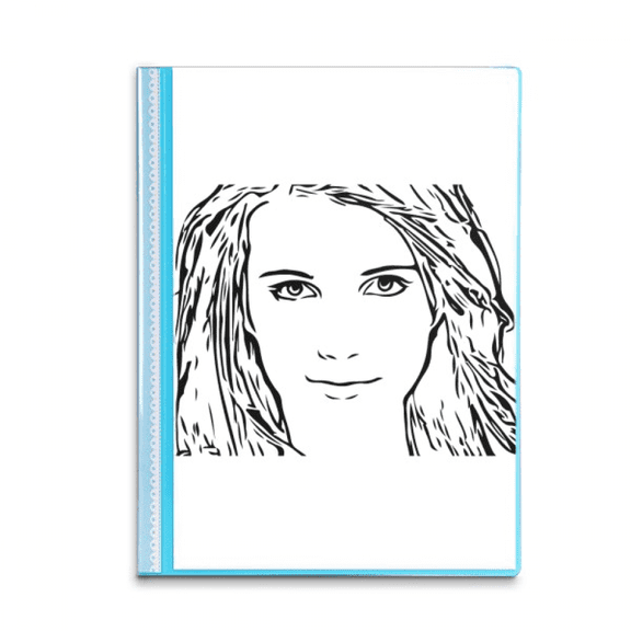 sketch euan beauty pretty lady book sheet protectors portfolio binder folder