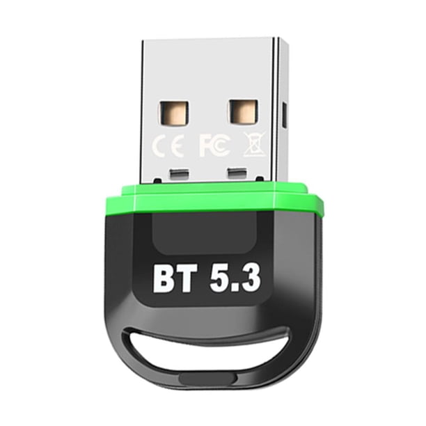 Adaptador USB Mini adaptador USB inalámbrico 5.3 compatible con Bluetooth (verde)