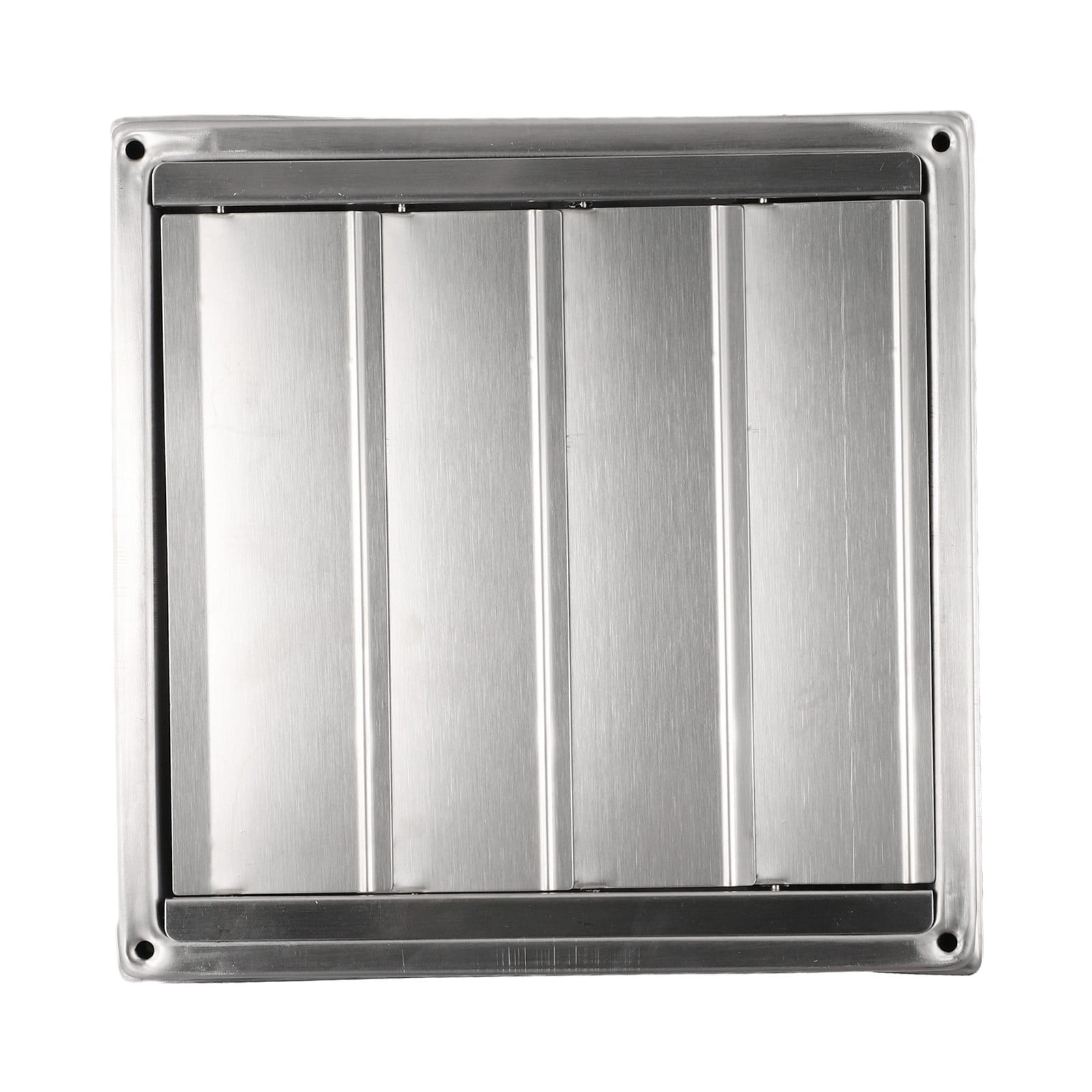 4/5/6inch Stainless Steel Gravity Grille Duct Vent Cover with Non-Return Louver
