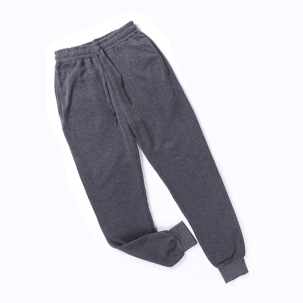 Men Sweatpants Drawstring Exercise Gym 