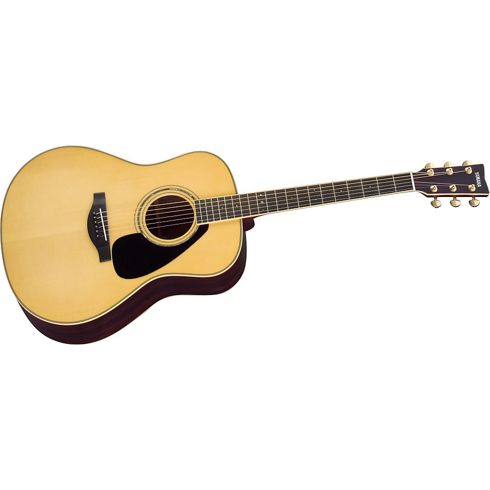 Natural Mahogany Yamaha L-Series LL6 Acoustic-Electric Guitar 