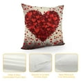 thumbnail image 4 of COMIO  Valentines Pillow Covers Red Love Heart Decor Throw Pillows Case for Couch Valentine's Day Anniversary Indoor Outdoor Decorative Cushion Cases for Sofa Bed Decorations, 4 of 5