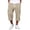 Khaki, variant on Inleife Men's Casual Solid Short Pants Drawstring Waist Athletic Gym Shorts With Pocket