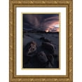 thumbnail image 1 of Ning, Aidong 23x32 Gold Ornate Wood Framed with Double Matting Museum Art Print Titled - Lightning Up, 1 of 4
