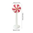 thumbnail image 3 of FastXmas 16 x 47 Inch Giant Inflatable Lollipop Ornament for Christmas,Christmas Inflatable Lollipop Garden Decorations,Candy Birthday Party Decorations Inflatable Giant Lollipop Prop for Party, 3 of 6