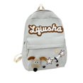 thumbnail image 4 of Weebloom Large School Backpack For Teen Kids Girls Cute Cartoon Large Capacity Shoulder School For Outdoor Travel Bookbag Middle High School College White, 4 of 4