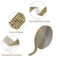 thumbnail image 3 of Uxcell Self Adhesive Rhinestone Strips, 6 Yards Crystal Rhinestone Ribbon Bling Diamond Stickers Wrap, Golden, 3 of 6
