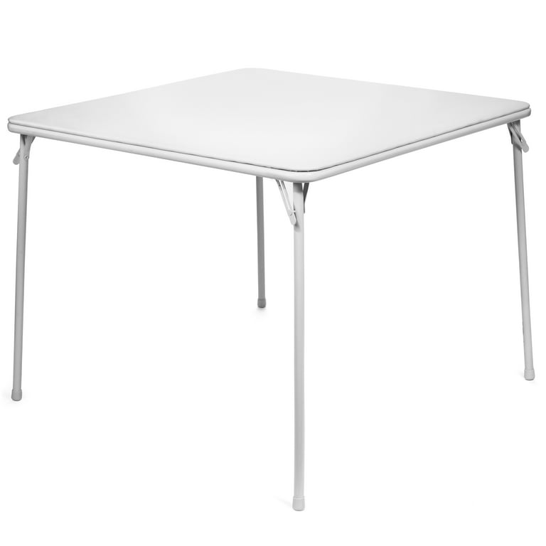 XL Series 38 Square Folding Card and Game Table Wheelchair Accessible Grey