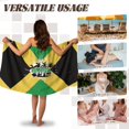 thumbnail image 5 of Yuyamidu Jamaican Flag Shower Towel Wrap for Women Coconut Tree Bath Wrap with Pocket Bathroom Towel Wrap for Spa Swim Bath Towels for Adults Bath Sheets Bathrobe Size XL, 5 of 7