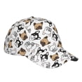 thumbnail image 3 of Uemuo French Bulldog3 Pattern Baseball Cap Golf Dad Hat Adjustable Original Classic Low Profile Cotton Hat Unconstructed Plain Cap Men Women, 3 of 9