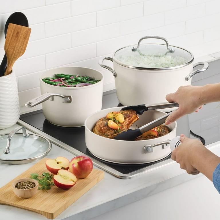KitchenAid Hard-Anodized 10 Pcs Ceramic Induction Cookware Set