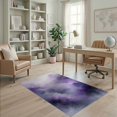 thumbnail image 2 of ODIKA Purple Abstract Watercolor Tonal Blends Inspired Solid Minimalist for Playroom, Bedroom, Reading Nook, Pet Friendly & Kids Safe Play, 2 of 7