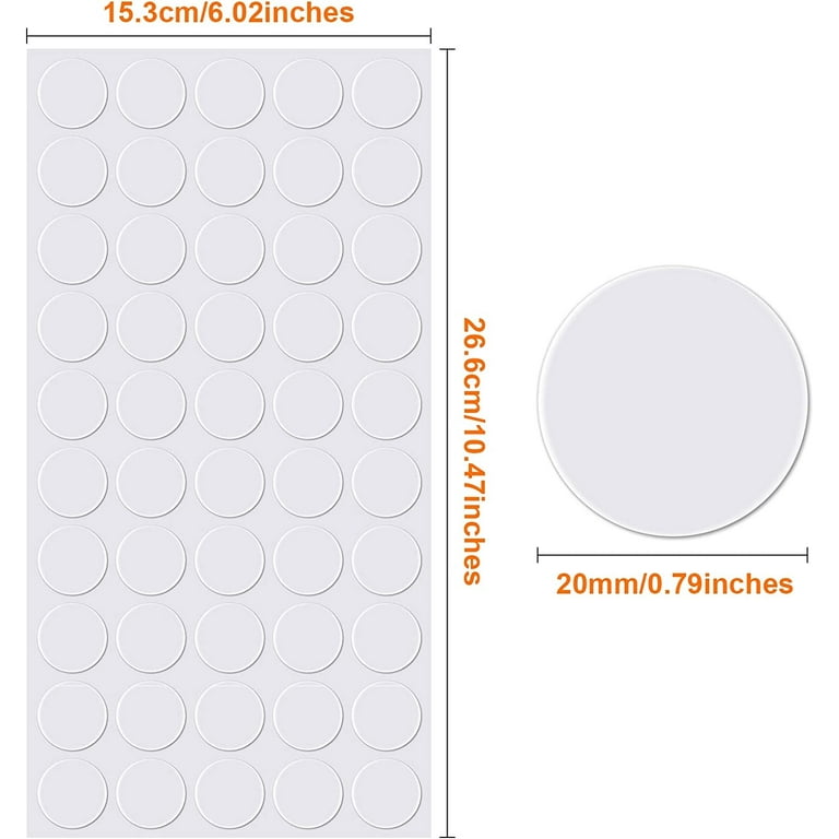 Double-Sided Adhesive Dots Acrylic Transparent Dots Sticker 1500pcs - Bed  Bath & Beyond - 37058620