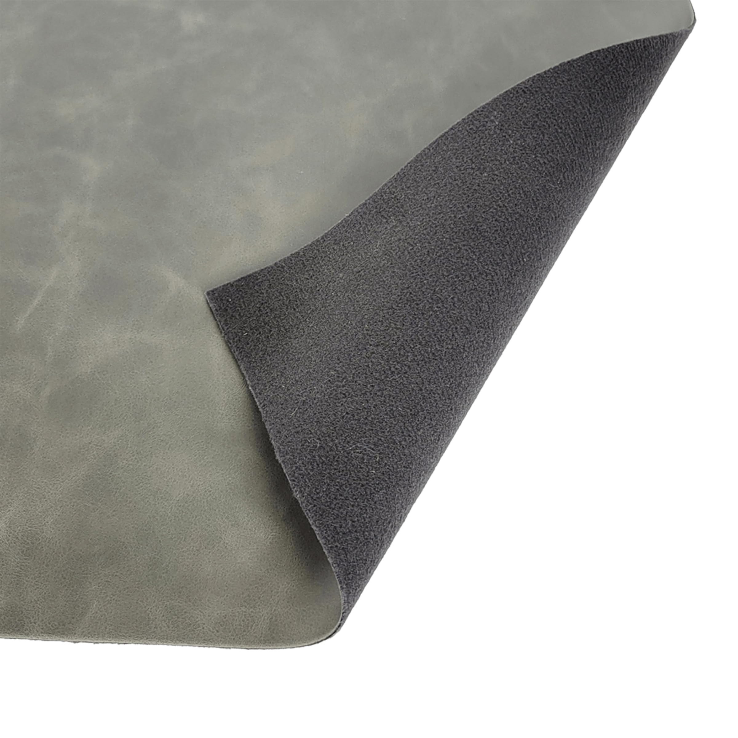 Faux Leather Sheet for Laser Engraving Crafts - Saddle Deluxe Colored Faux Leather-Like Material - Professional Leatherette Sheets for CO2 & Diode Lasers, UV-LED, HTV 12"x24"- 25 Pack, Light Grey