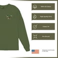 thumbnail image 6 of Country Boy Camo Crest Long Sleeve T-shirt Small Town Rodeo Cowboy USA Military, 6 of 7