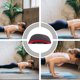 thumbnail image 5 of 1 pieza de almohadilla para ejercicios abdominales, almohadilla para sentarse, plegable, para entrenamiento físico, cojín para la espalda, soporte para entrenamientos abdominales (negro rojo), 5 of 5