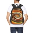 thumbnail image 5 of Balery Colorful Swirl Backpack for Men and Women - Durable 600D Oxford Cloth -Large Capacity, Water-Resistant School, Travel, and Hiking Bag, 5 of 7