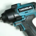 thumbnail image 2 of Toughblue 20V Cordless Electric Impact Wrench with ½ inch Chuck, Compact Design,3098 in-lbs Max Torque,0-3000 RPM/IPM, Includes 6 Drive Impact Sockets,2.0Ah Li-ion Battery,Gloves,and Tool Bag, 2 of 4