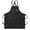 Black, variant on Chef Apron for Men Women Canvas Aprons with 3 Pockets Cross Back Resistant Work Apron for Cooking